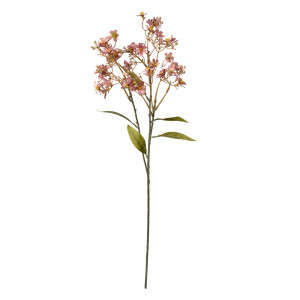 Floare artificiala roz verde 15x7x70 cm