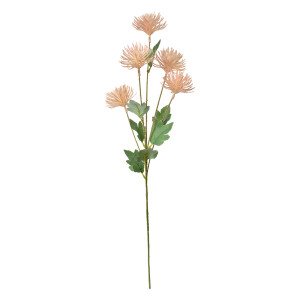 Floare artificiala roz verde 16x9x70 cm