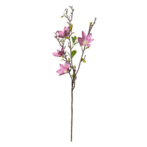 Set 3 Magnolii artificiale multicolore 15x7x84 cm