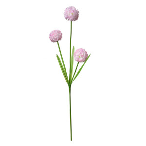 Set 3 flori artificiale roz verzi 12x8x84 cm