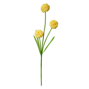 Set 3 flori artificiale galbene verzi 12x8x84 cm
