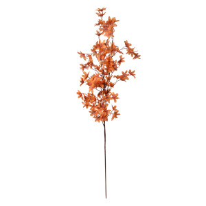 Floare artificiala portocalie maro 15x7x112 cm