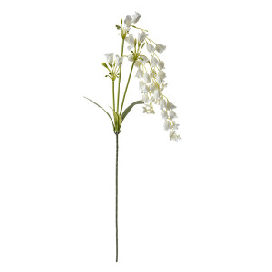 Floare artificiala alba verde 15x6x80 cm