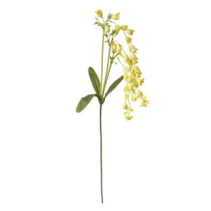 Floare artificiala galbena verde 15x6x80 cm