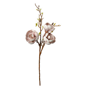 Magnolie artificiala bej maro 20x20x106 cm
