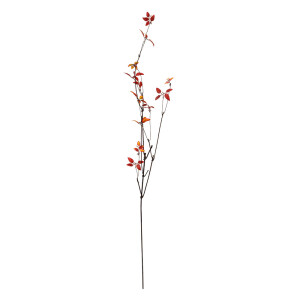 Floare artificiala rosie 18x5x116 cm