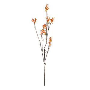Floare artificiala portocalie maro 18x5x110 cm