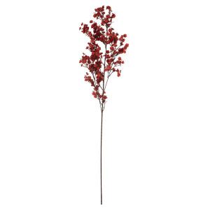 Floare artificiala rosie maro 10x8x104 cm