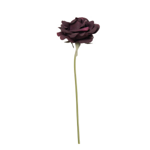 Trandafir violet artificial 10x10x35 cm