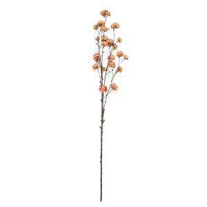 Floare artificiala portocalie maro 15x15x115 cm