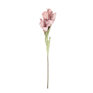 Floare artificiala roz verde 10x18x85 cm
