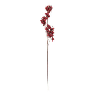 Floare artificiala rosie maro 14x16x120 cm