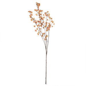 Floare artificiala portocalie maro 15x15x135 cm