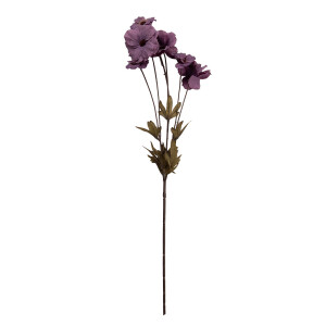 Floare artificiala violet verde 6x8x80 cm