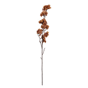 Floare artificiala portocalie maro 10x7x98 cm