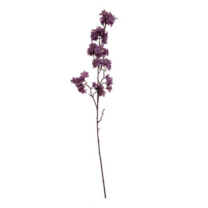 Floare artificiala violet maro 10x7x98 cm