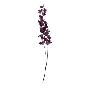 Floare artificiala maro violet 10x10x110 cm