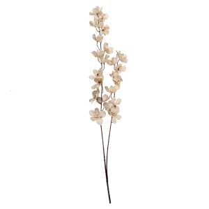 Floare artificiala maro alba 10x10x110 cm