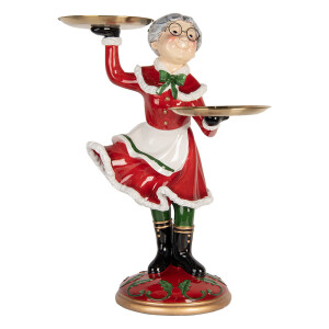 Figurina Craciunita polirasina multicolora 47x32x62 cm