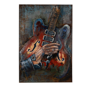 Tablou Chitara metal 60x4x90 cm