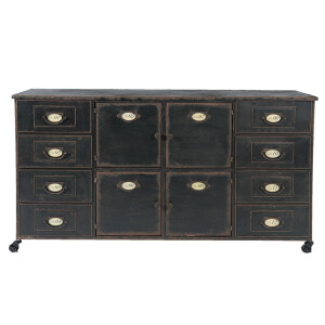 Comoda fier maro 152x44x86 cm