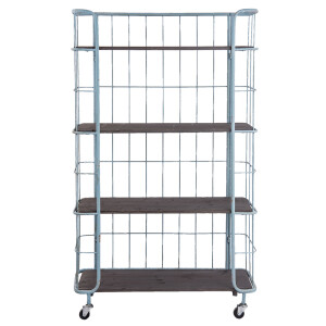 Raft 4 polite fier lemn 85x32x143 cm