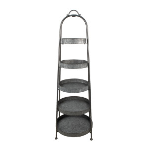 Raft 5 polite fier gri 48x48x150 cm