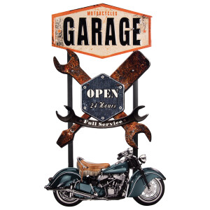 Decoratiune suspendabila Garage metal 50x2x84 cm