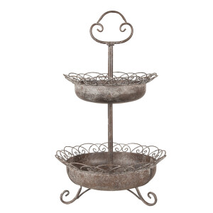 Platou supraetajat fier maro 37x61 cm