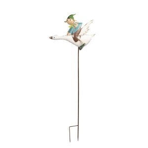 Decoratiune Gnom metal multicolor 42x9x122 cm
