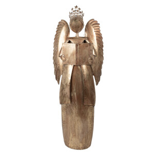 Figurina Inger metal auriu 62x25x169 cm