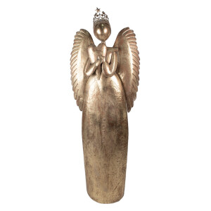 Figurina Inger metal auriu 74x31x204 cm