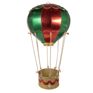 Decoratiune Craciun Balon Zburator metal multicolor Ø 97x160 cm
