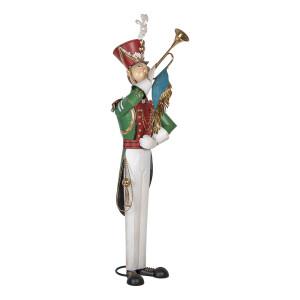 Figurina Craciun Soldat metal multicolor 65x71x218 cm