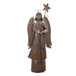 Figurina Inger metal maro 48x18x133 cm
