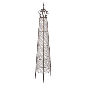 Decoratiune gradina metal maro Ø 30x151 cm