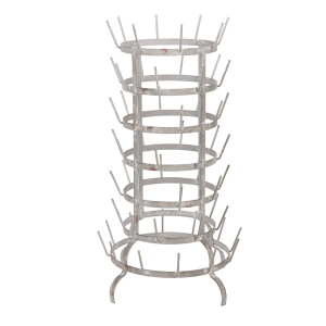 Suport cani metal gri Ø 37x66 cm