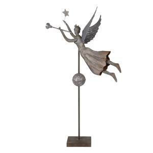 Figurina Inger metal gri 93x30x135 cm