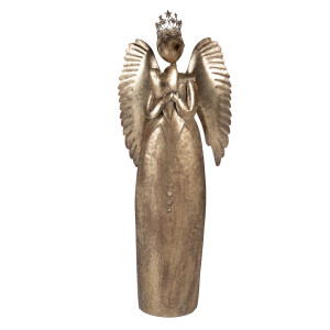 Figurina Inger metal auriu 52x22x144 cm