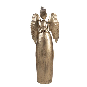 Figurina Inger metal auriu 36x15x100 cm