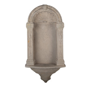 Raft perete ceramica gri 39x13x78 cm