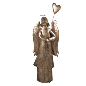 Figurina Inger metal auriu 48x18x136 cm