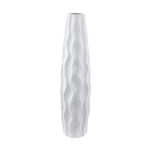 Vaza flori ceramica alba 18 x 76 h