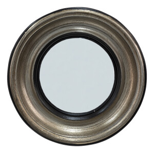 Oglinda perete polirasina argintie 23 cm 