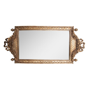 Tava decorativa polirasina aurie 19x3x40 cm