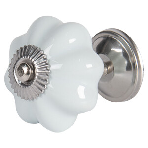 Buton mobilier ceramica albastra Blue 4 cm