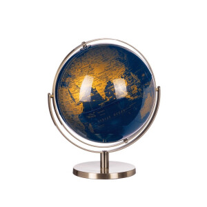 Glob Pamantesc decorativ auriu negru II 29 x 34 cm