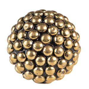 Set 4 butoni mobilier metal auriu negru 4x4 cm