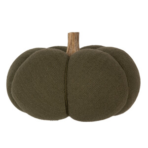 Dovleac decorativ textil verde lemn natur 20x14 cm