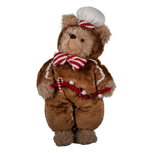 Figurina Ursulet textil multicolor 22x16x43 cm